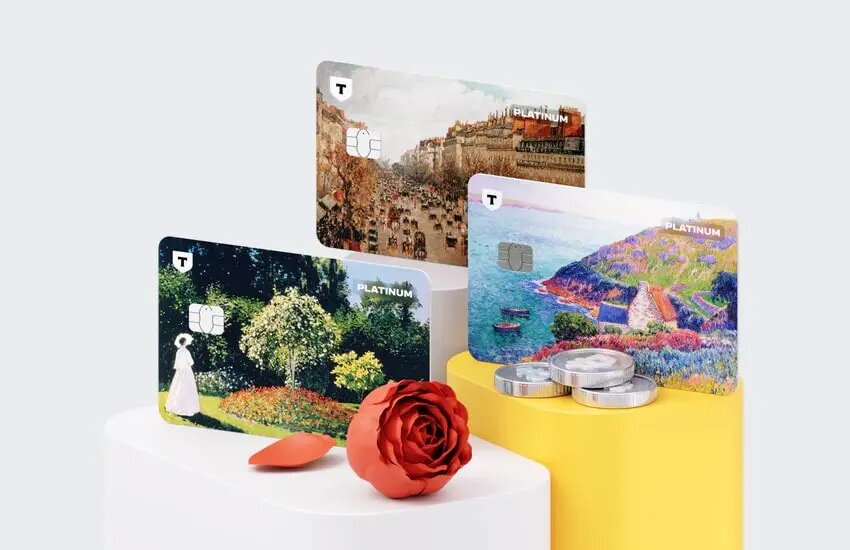Кредитная карта Т-Банк Platinum в новом дизайне с картинами из Эрмитажа
