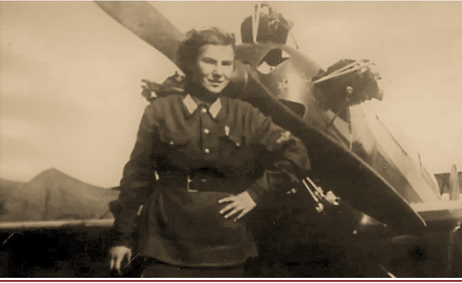 Лётчик-инструктор Осоавиахима Лидия Литвяк, довоенное фото 
