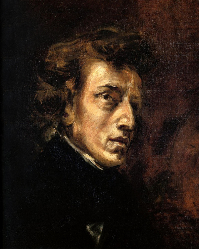 Эжен Делакруа. Портрет Фредерика Шопена, 1838 год. Лувр, Париж