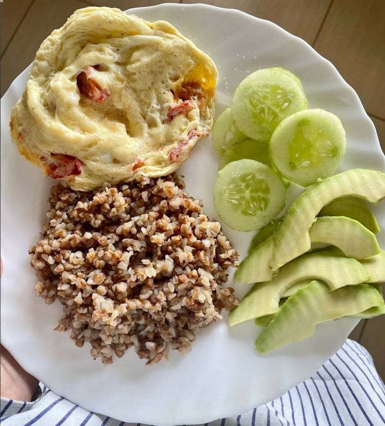 Еще вариант моего любимого завтрака 👇🥰🤤 