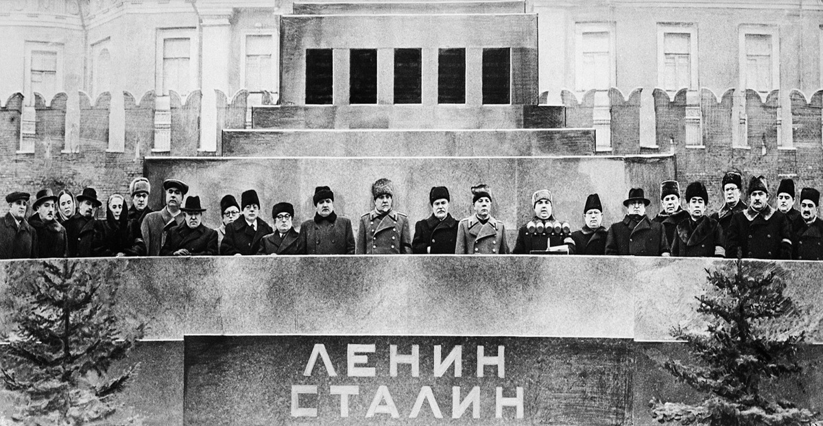 Мавзолей Ленин-Сталин 1953 год. Фото из открытого доступа
