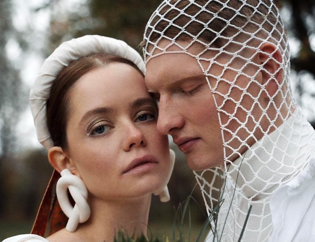 на фото Мила Ершова с мужем Святославом