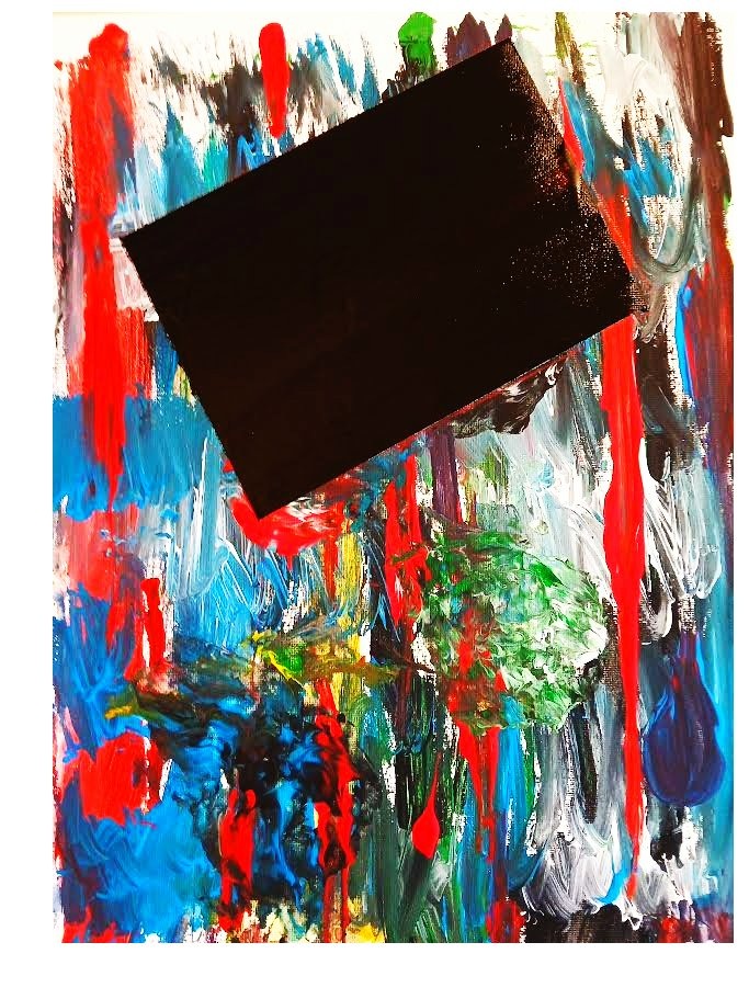  "Абстрактный хаос" Художник: P. Whittington Medium: ручная роспись на холсте
Столкновение структуры и спонтанности разворачивается по холсту. Глубокий, управляющий чёрный прямоугольник твердо стоит — якорь в шторме движения, в то время как яркие мазки кистей всплывают и кружатся вокруг него, разрываясь от неуправляемых эмоций Цвета — огненно-красный, холодный блюз и зеленый — борются за пространство, сливаясь и разрываясь в непредсказуемом ритме, создавая сцену напряжения и баланса.
Контраст между темной геометрической формой и окружающей ее жидкостью вызывает ощущение хаотической гармонии — где правила изгибаются, границы размыты, а творчество отказывается сдерживать. «Абстрактный хаос» бросает вызов восприятию, приглашая зрителей найти смысл внутри расстройства, увидеть красоту в столкновении контроля и свободы. ♦  Abstract Chaos" Artist: P. Whittington Medium: Hand Painted on Canvas
A clash of structure and spontaneity unfolds across the canvas. The deep, commanding black rectangle stands firm—an anchor in a storm of movement, while vibrant brushstrokes surge and swirl around it, bursting with uncontrolled emotion. The colors—fiery reds, cool blues, and streaks of green—fight for space, merging and breaking apart in unpredictable rhythm, creating a scene of tension and balance.
The contrast between the dark geometric form and the fluid energy surrounding it evokes a sense of chaotic harmony—where rules are bent, boundaries are blurred, and creativity refuses to be contained. "Abstract Chaos" challenges perception, inviting viewers to find meaning within the disorder, to see beauty in the collision of control and freedom. ♦ https://www.facebook.com/groups/957508772182453/posts/1387169605883032/