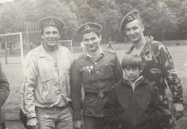 ГСВГ. ОДШБ и Гойко Митич на стадионе...