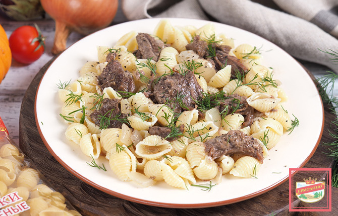 Макароны с мясом