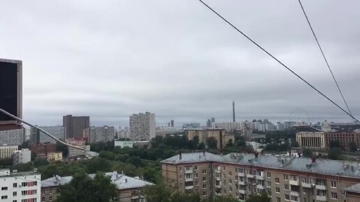 Москва, Ростокино, вид на Москву, сквер