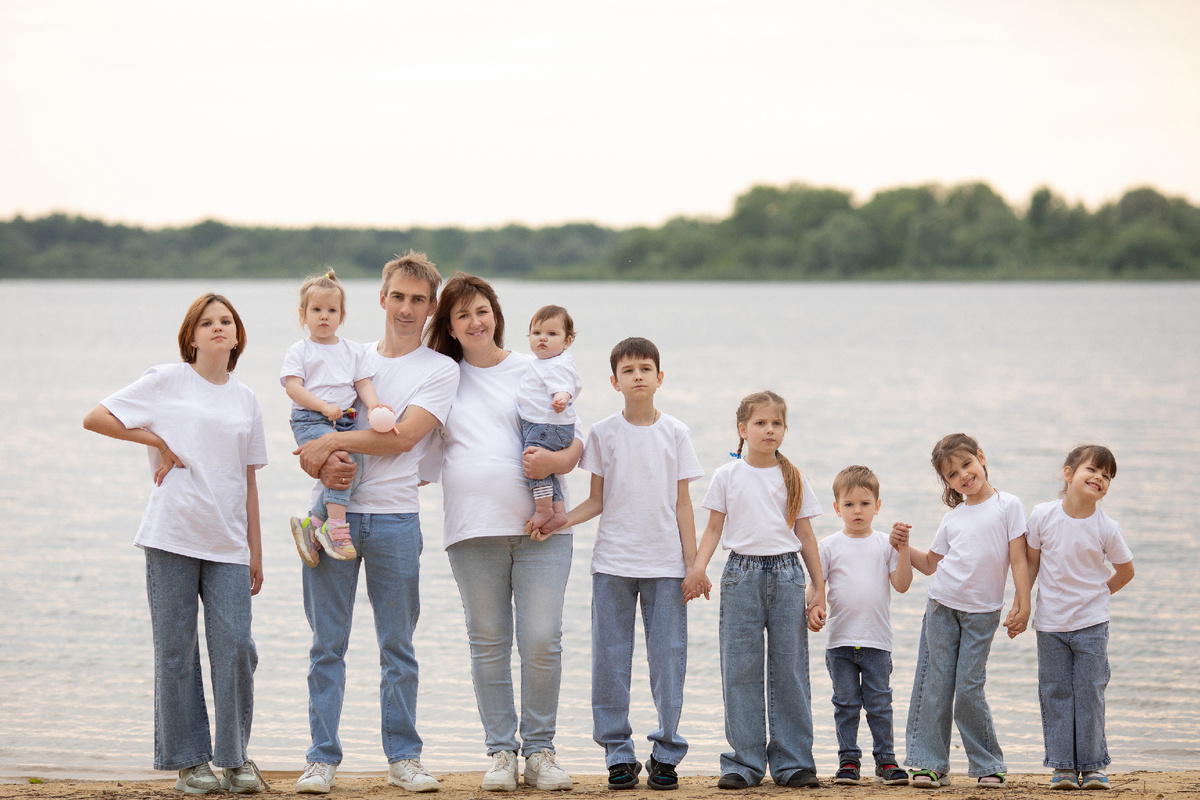 Люблю такие "лесенки" из детишек!