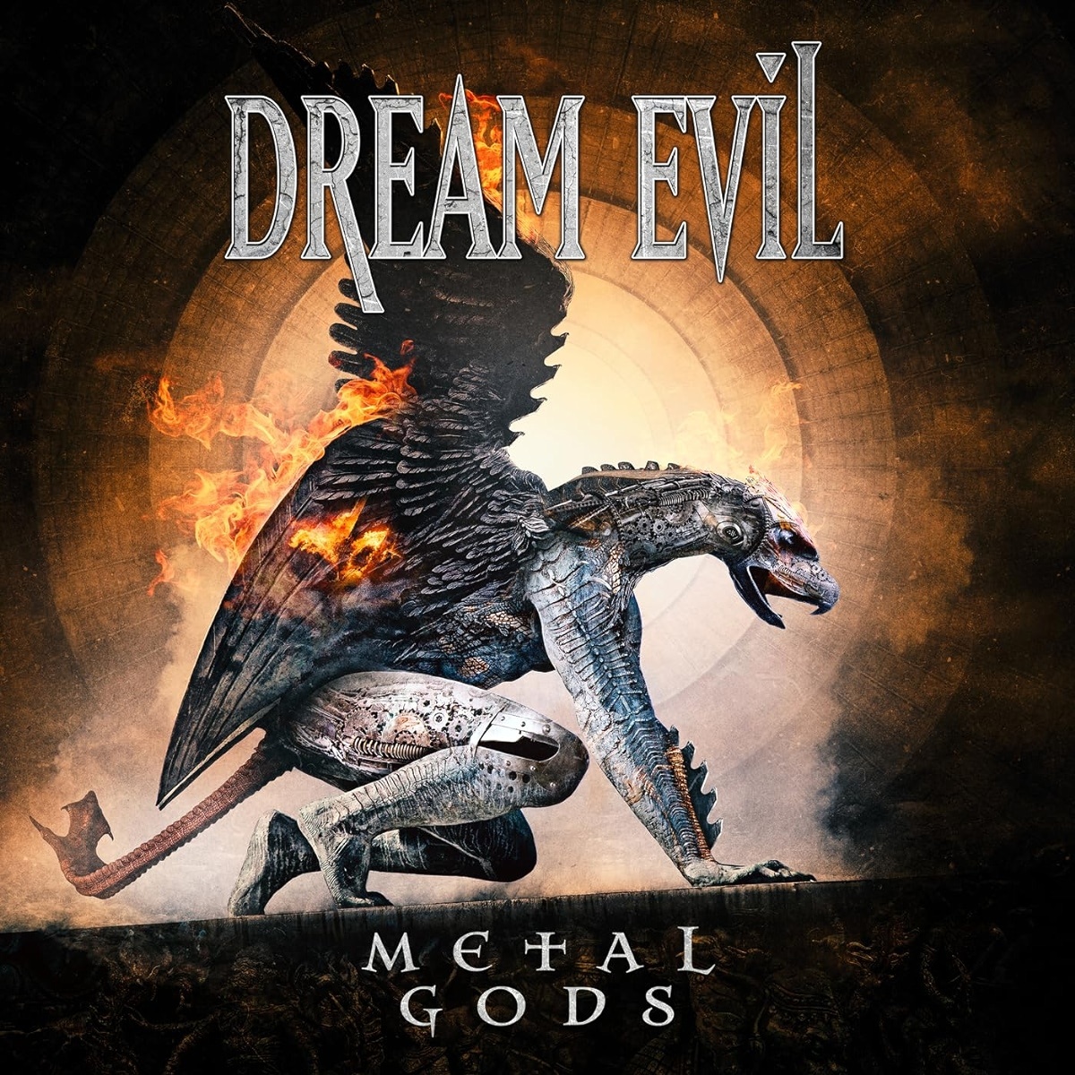DREAM EVIL: Metal Gods. Обложка взята из открытого источника в интернете. 