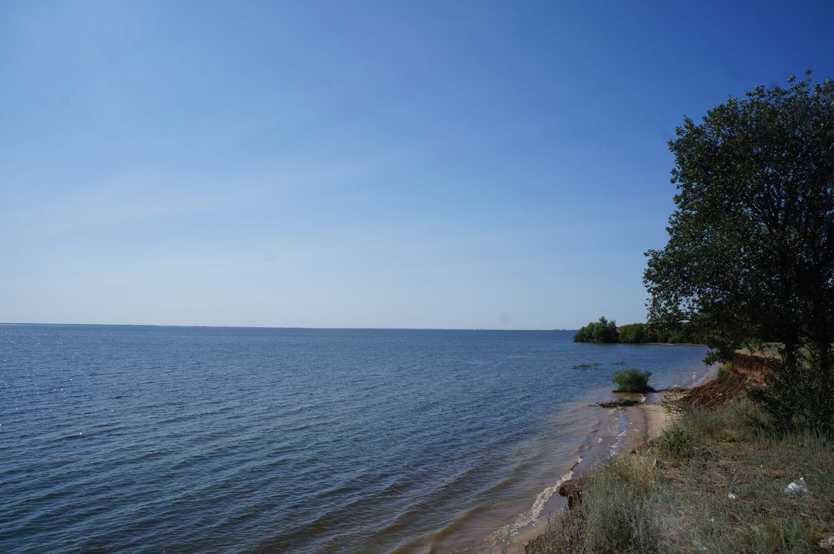 река Волга, село Оленье (Волгоградская область)