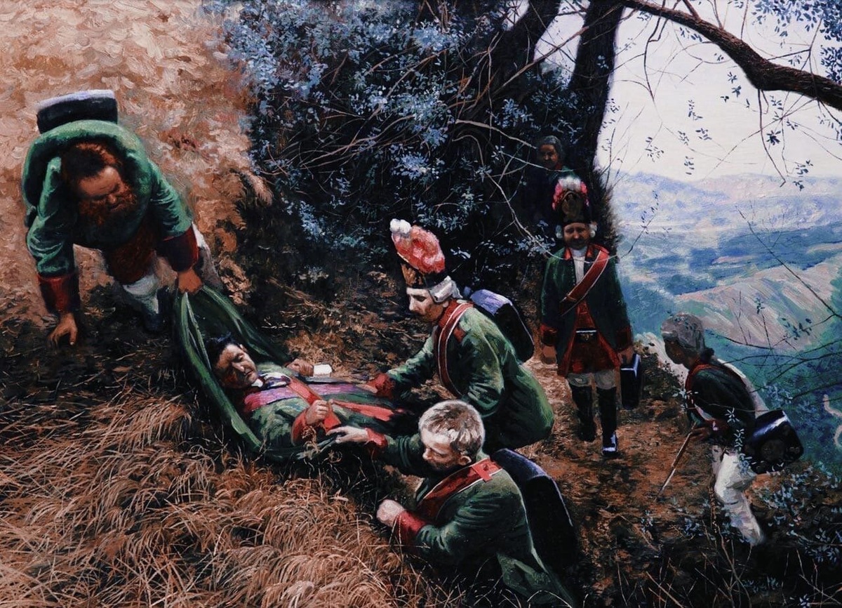 Работа художника Семёна Кожина «Спасение Кутузова» // Фото из открытых источников