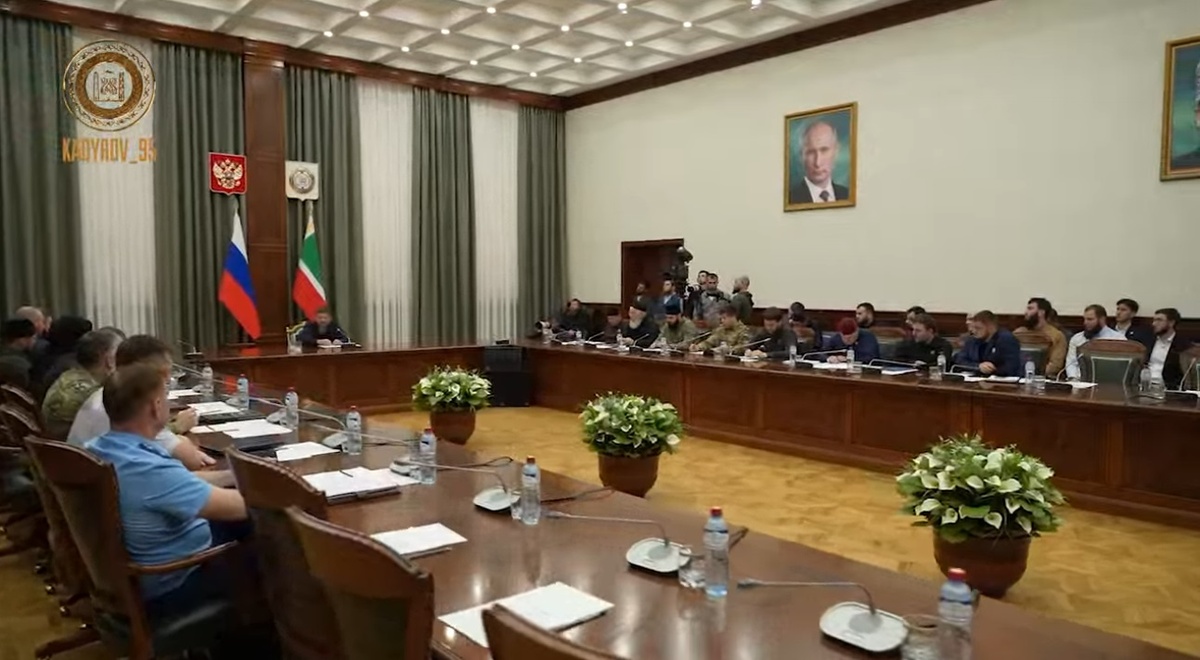 ФОТО: Скриншот из опубликованного Кадыровым видеоролика