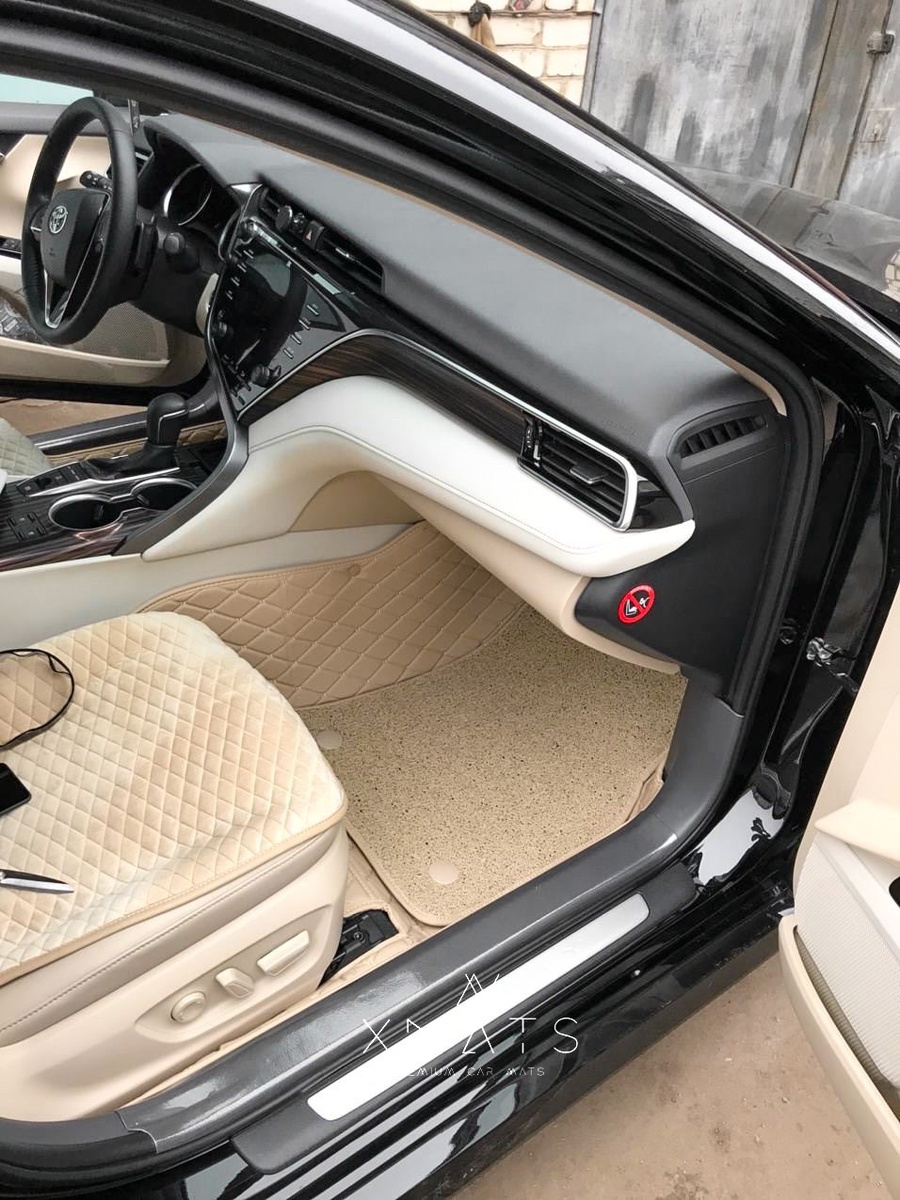 Коврики из экокожи в салон на Toyota Camry XV70