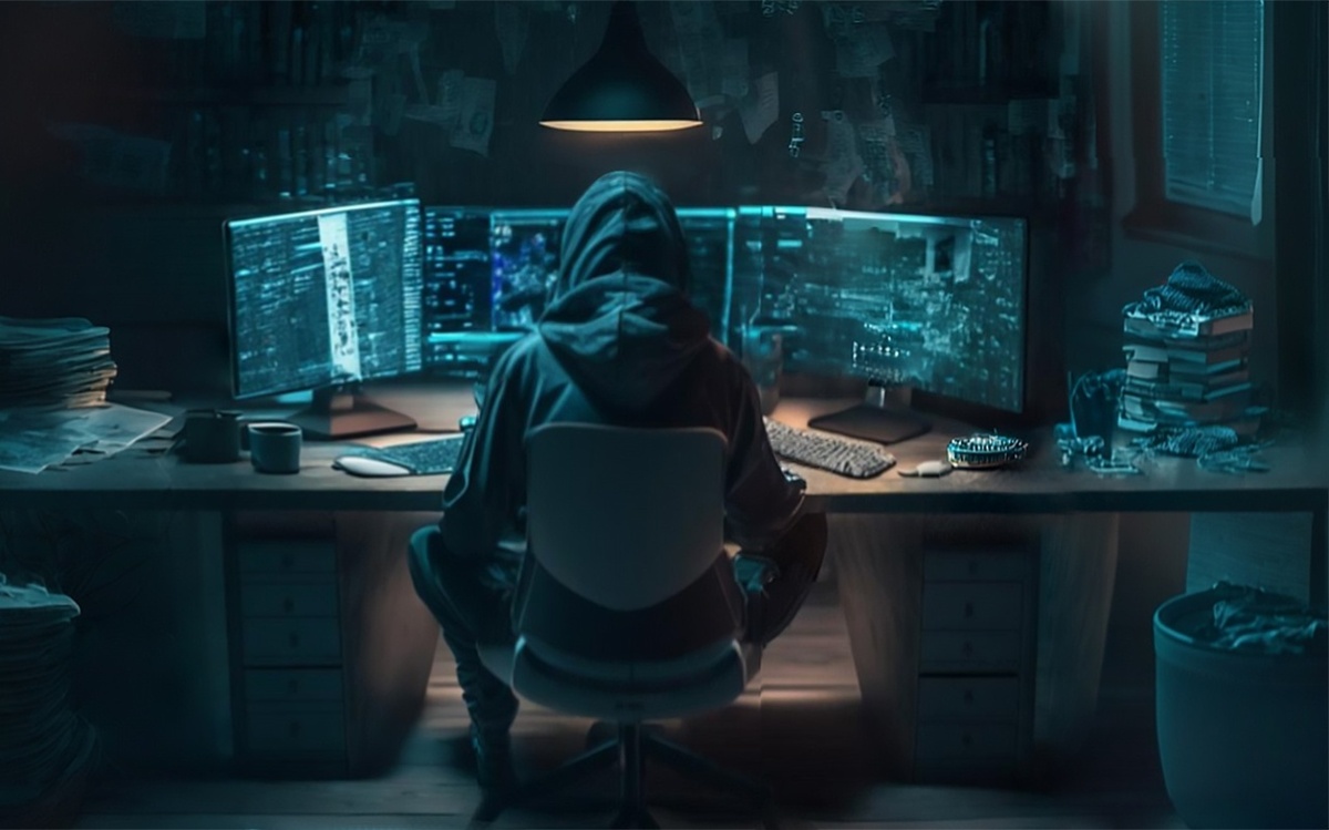 Аферисты часто используют искусственный интеллект, как ключевой компонент мошеннических схем.  Фото: Изображение сгенерировано нейросетью Kandinsky 2.1