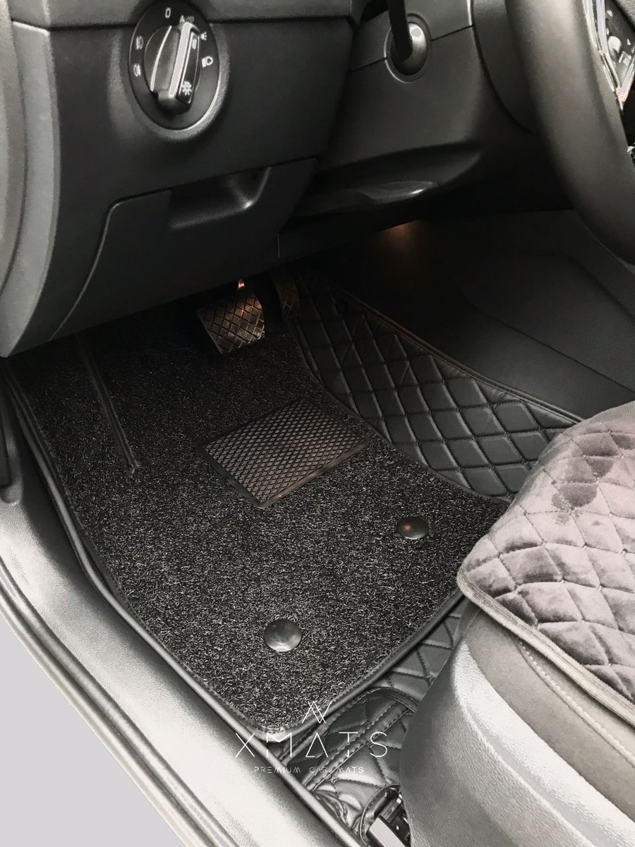 Коврики из экокожи в салон на Skoda Octavia (A7)