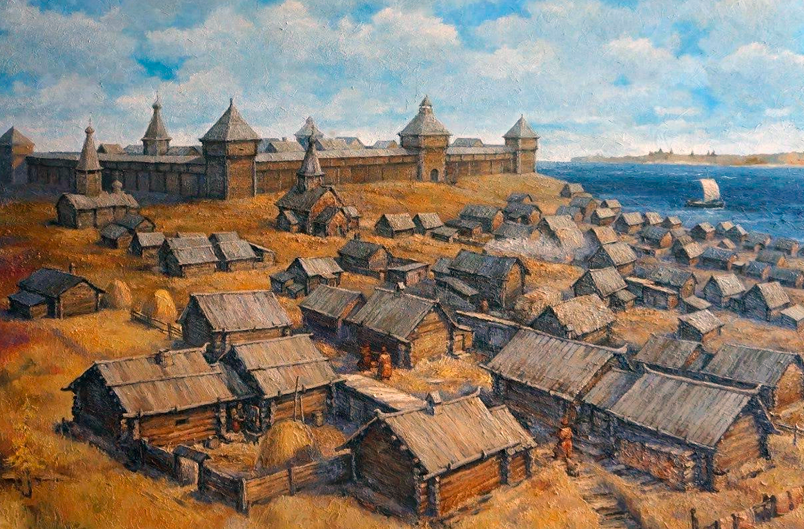 Мангазея в живописи