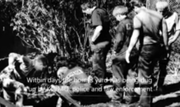 На заднем дворе убийцы ведутся раскопки пропавших мужчин. Ист: