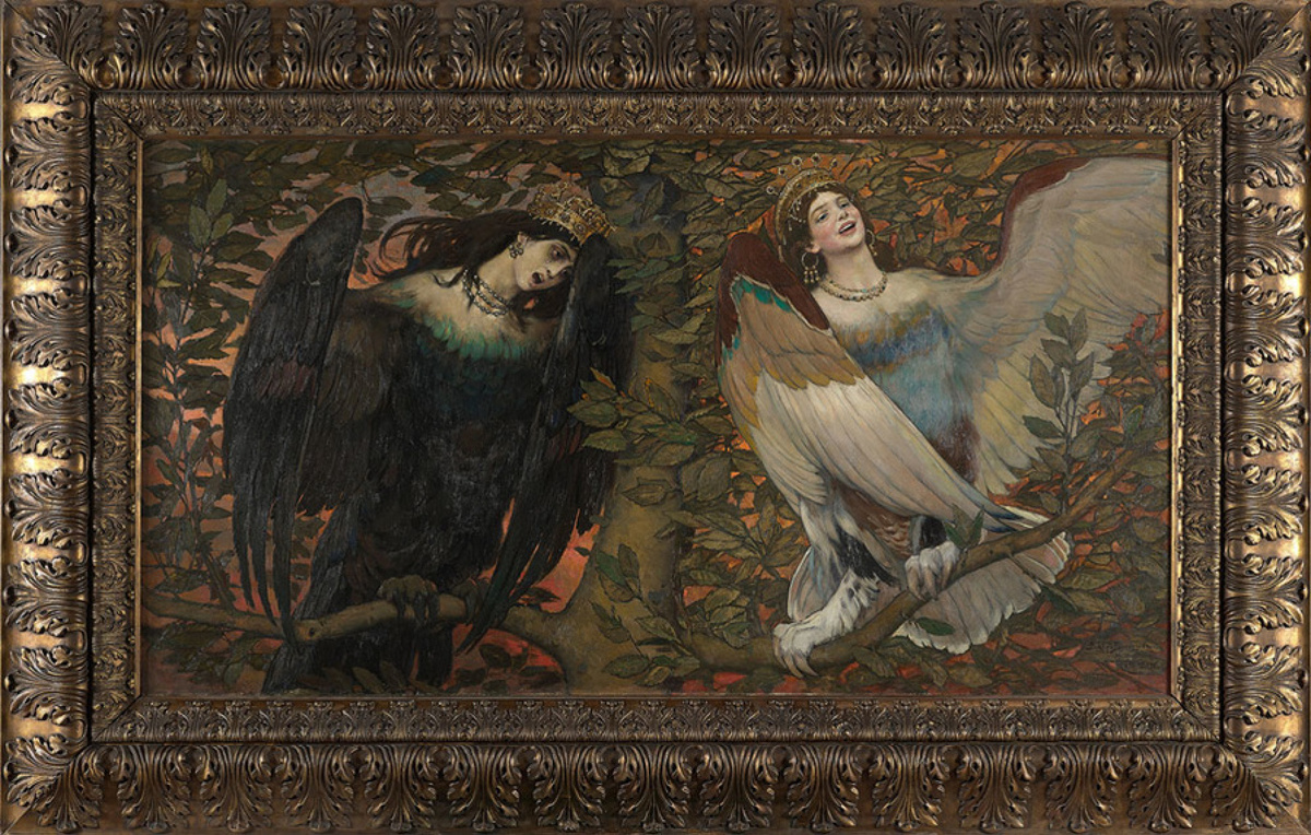 Виктор Васнецов. «Сирин и Алконост. Песнь радости и печали». 1896 год