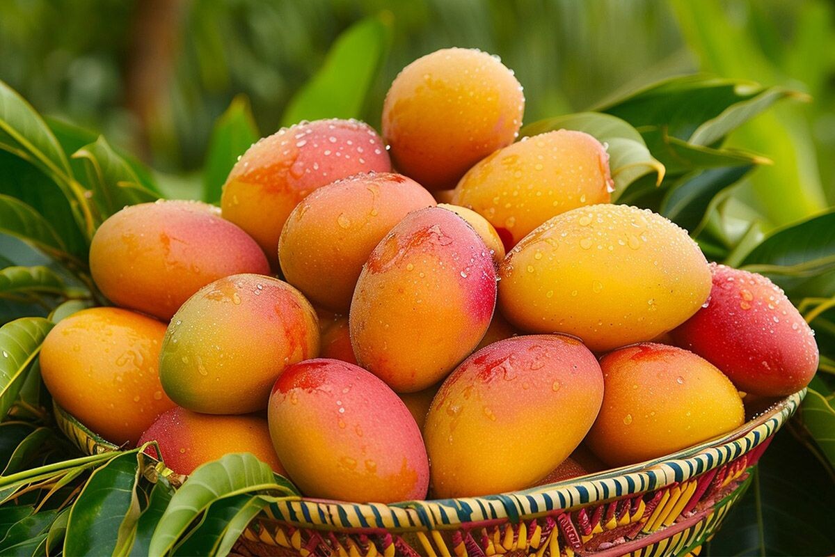 Здесь могла быть историческая справка о происхождении манго, но ее не будет, потому что доподлинно не известно, когда появился фрукт. Источник: Shutterstock📷
