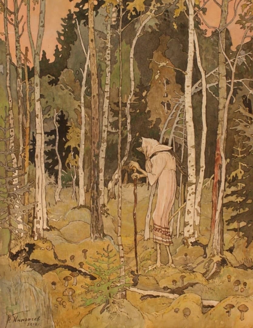 Лесной дух. Автор неизвестен. Изображение из открытых источников.