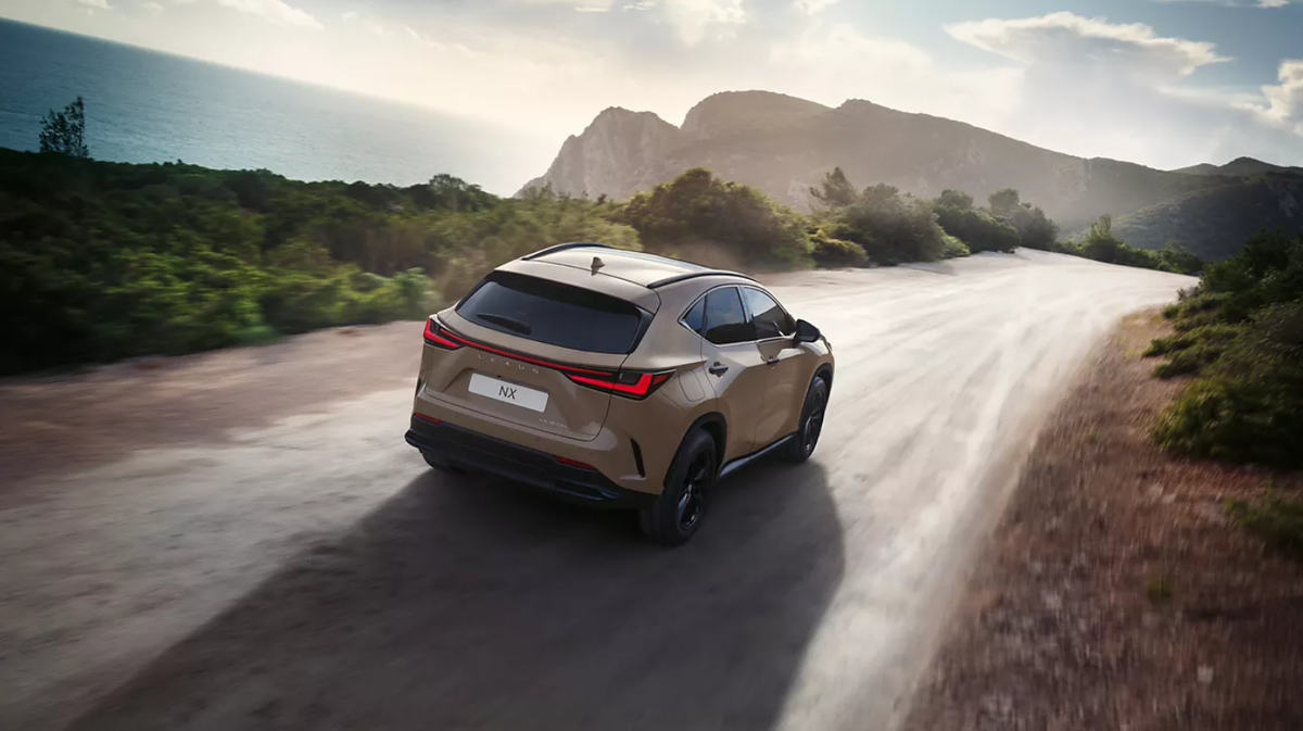 Lexus NX Overtrail имеет приподнятый на 15 мм кузов, благодаря чему общая высота машины выросла до 1675 миллиметров.