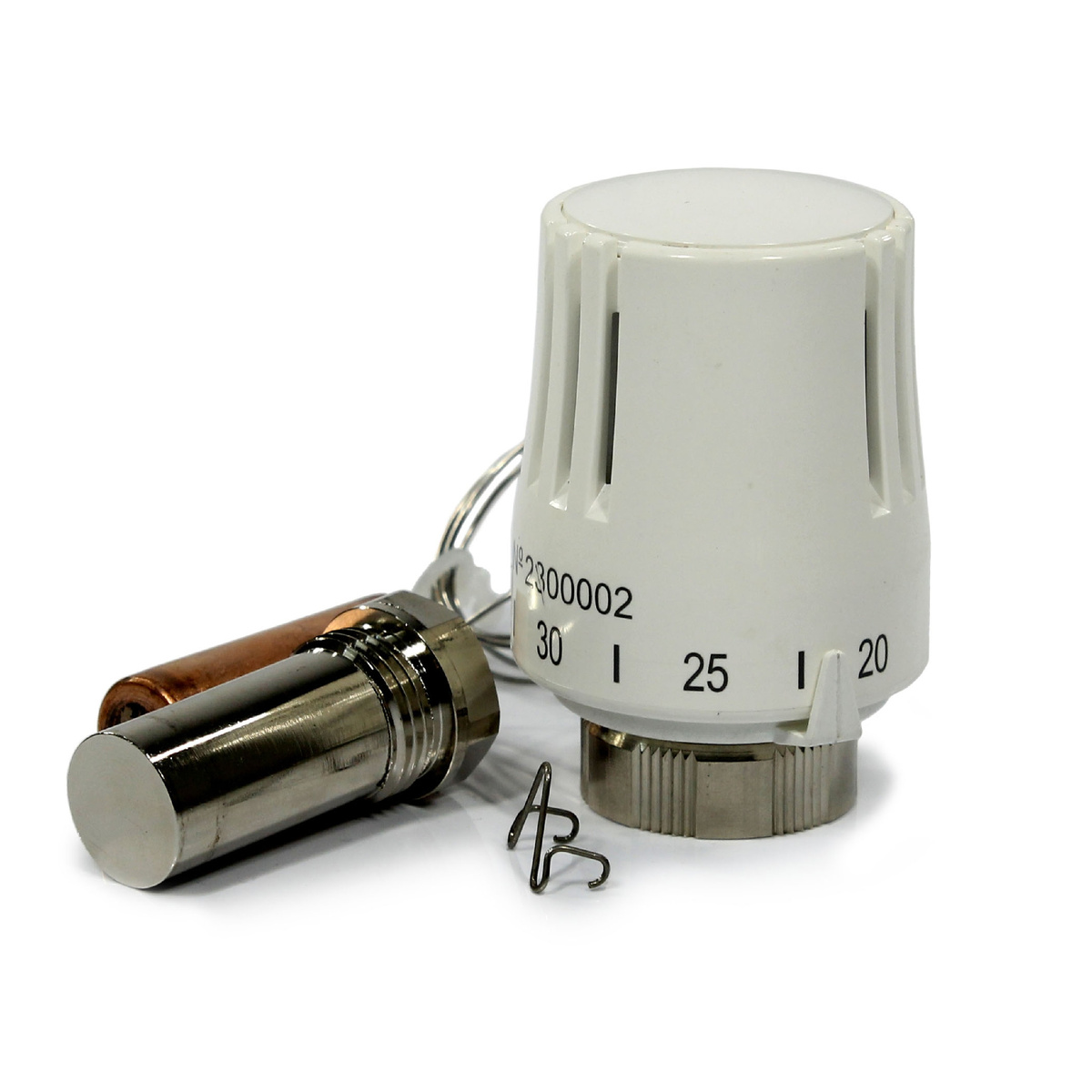 Термоголовка для водяного теплого пола ТСГ ВД 16.45.20-50 - термодатчик длиной 44мм и гильза к нему 50см