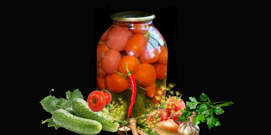Маринованные помидоры и огурцы по сладкому рецепту