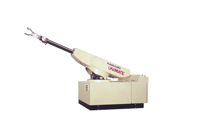 Первый японский  промышленный робот Kawasaki-Unimate 2000. Изображение: khi.co.jp 
