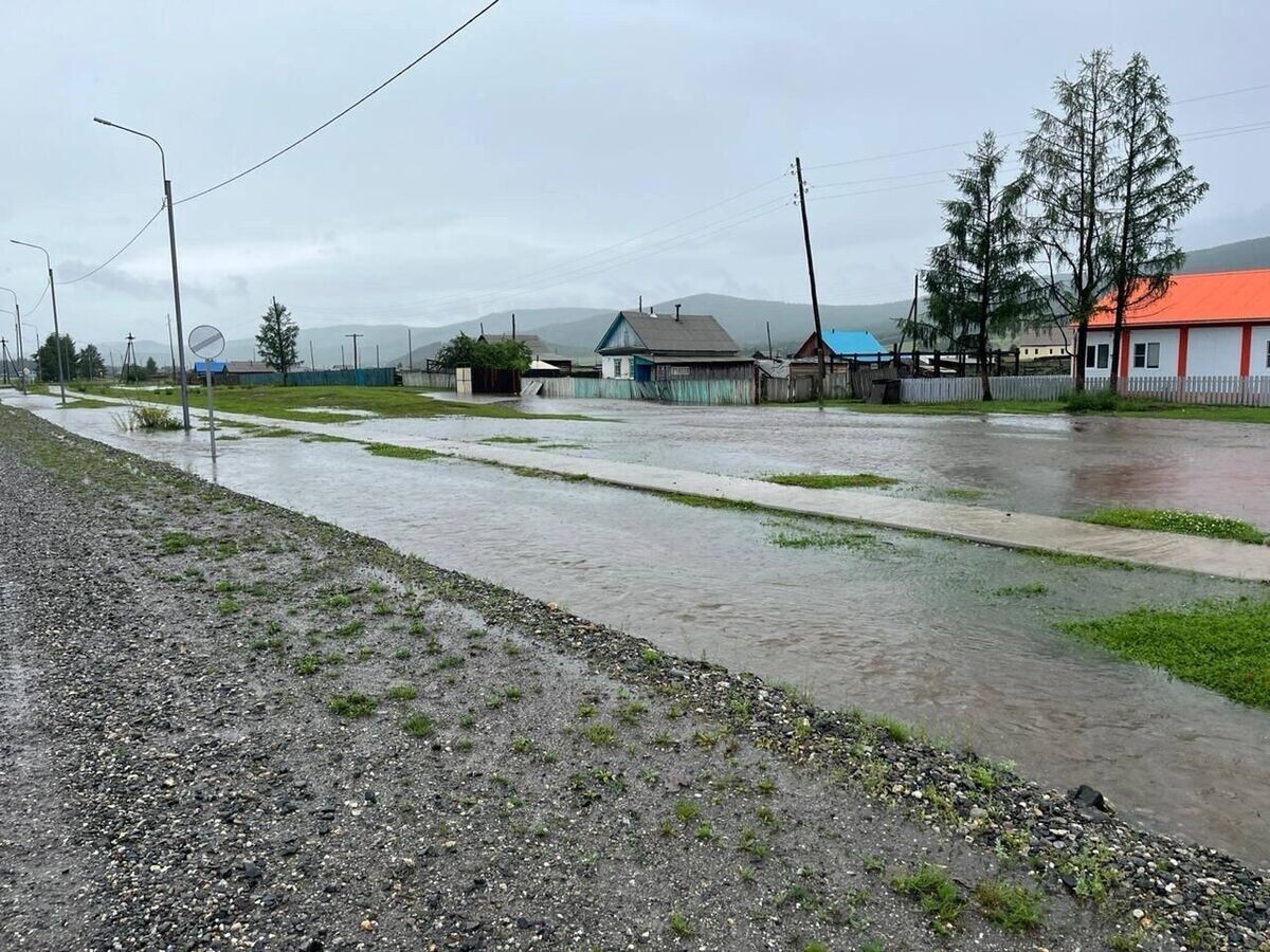    Последствия паводка в селе Санага в Закаменском районе Бурятии© Фото : Сергей Гонжитов/ВКонтакте