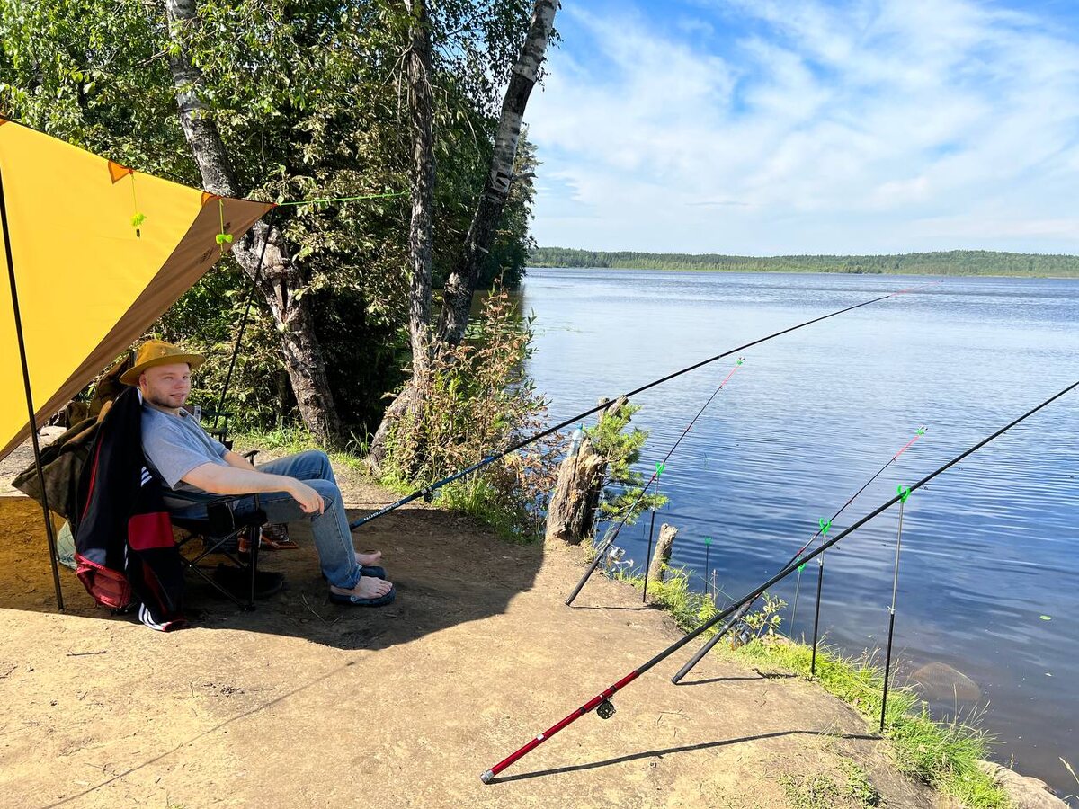 Несколько кадров с рыбалки на леща в Ленинградской области 1/4