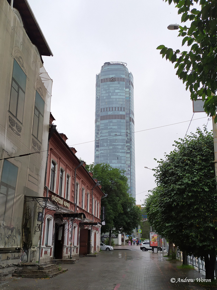 Вид на небоскреб