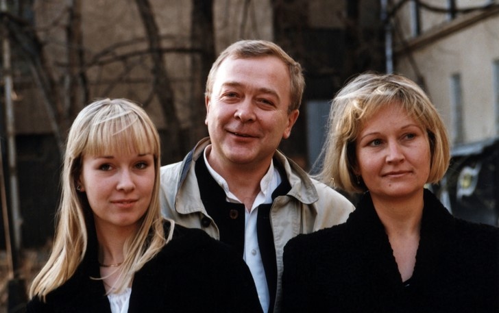 Сергей Проханов, жена и дочь