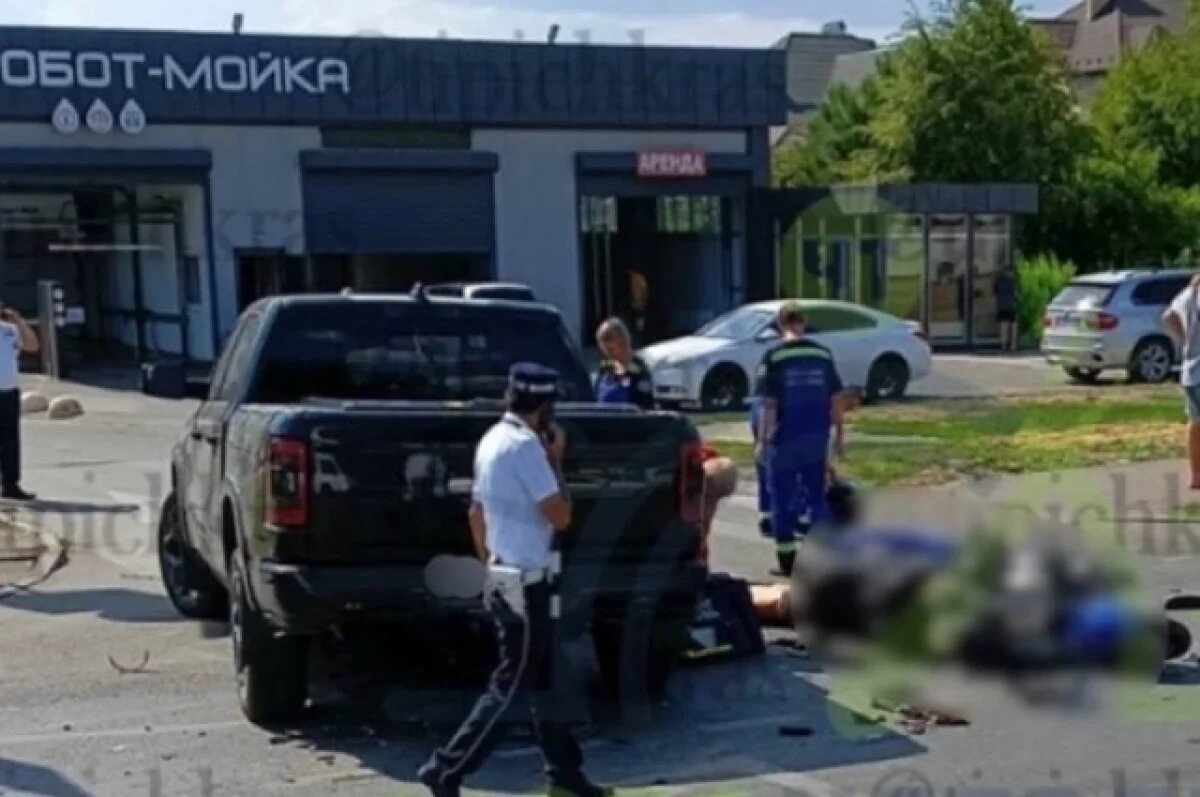    В Краснодаре в ДТП с мотоциклом погибли два человека