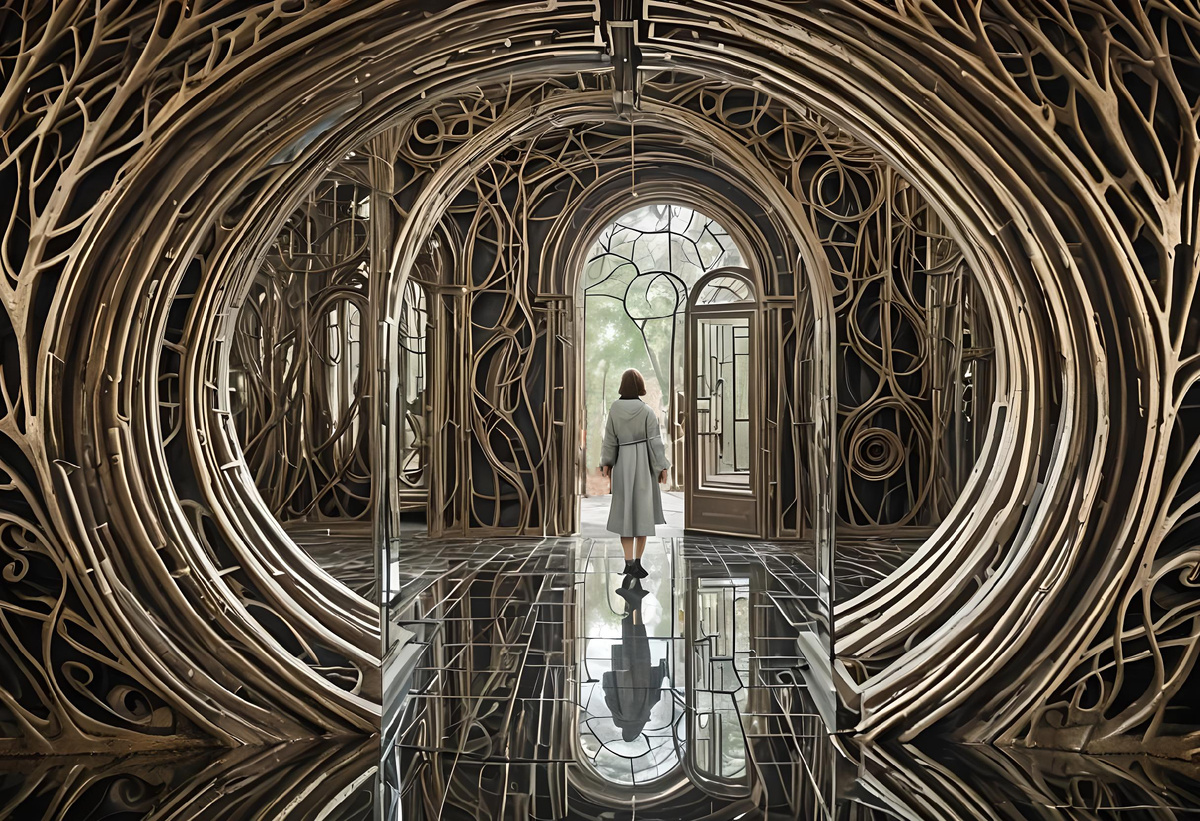 Выход? Иллюстрация создана с помощью нейросетей StableDiffusion и Dreamshaper XL Lightning и программы Photoshop.