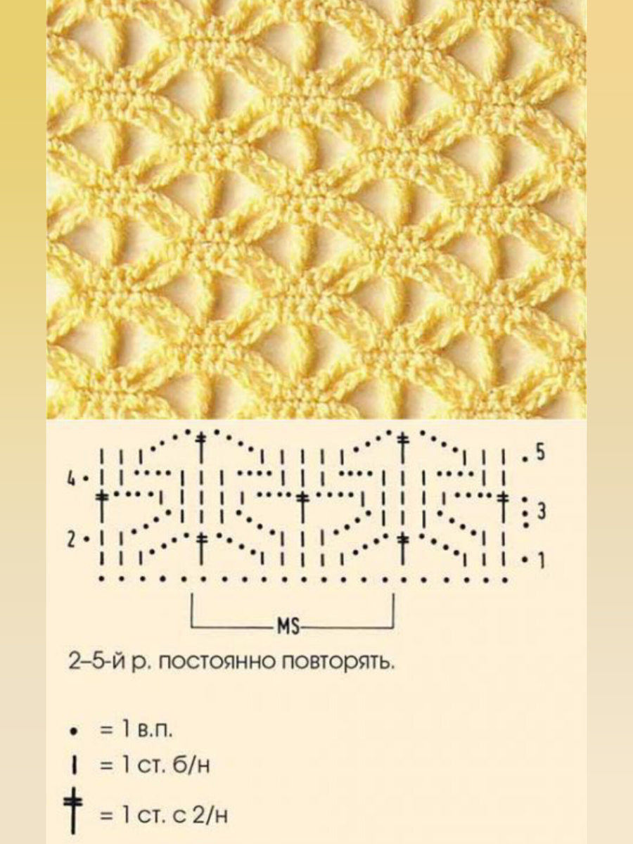 Рисунок крючком схемы