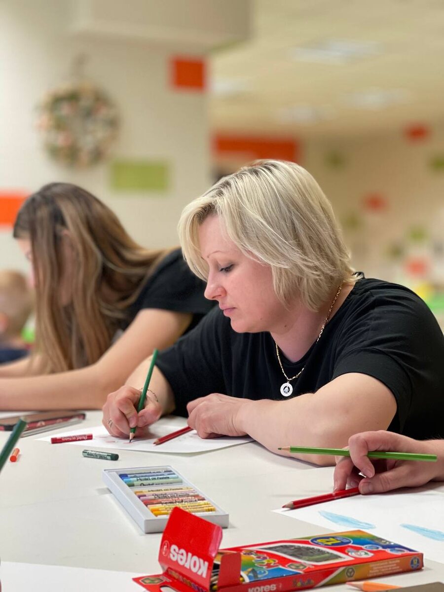 В процессе работы