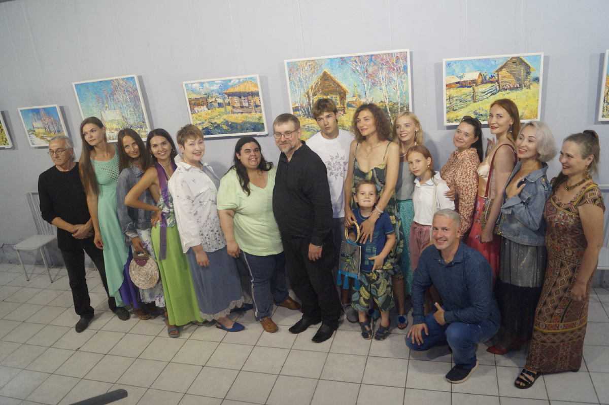 Открытие выставки Ильи Золотухина "Мастерская художника: от этюда до картины" в КТСХР 2024 год