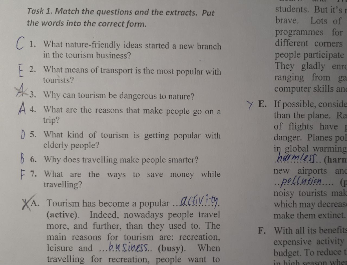 Задание с сайта fipi.ru, раздел ОГЭ.  Правда, я добавила ещё задание на словообразование в тексте.