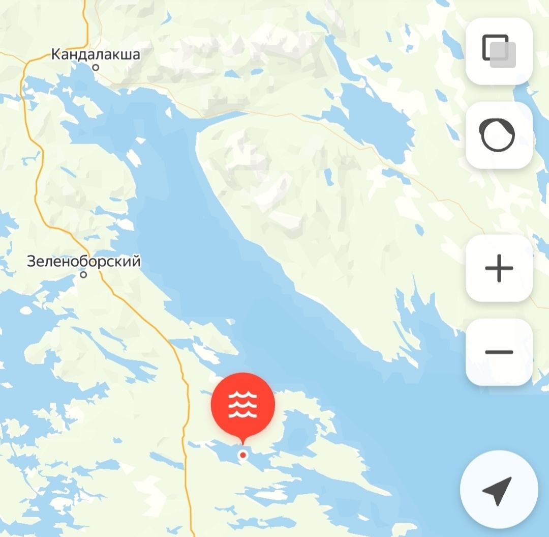 Вот где-то примерно здесь и находится тот самый остров.