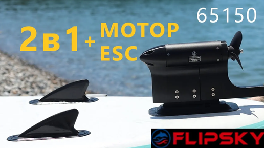 Flipsky 65150 мотор со ВСТРОЕННЫМ КОТРОЛЛЕРОМ для водного электротранспорта. Обзор и тест.