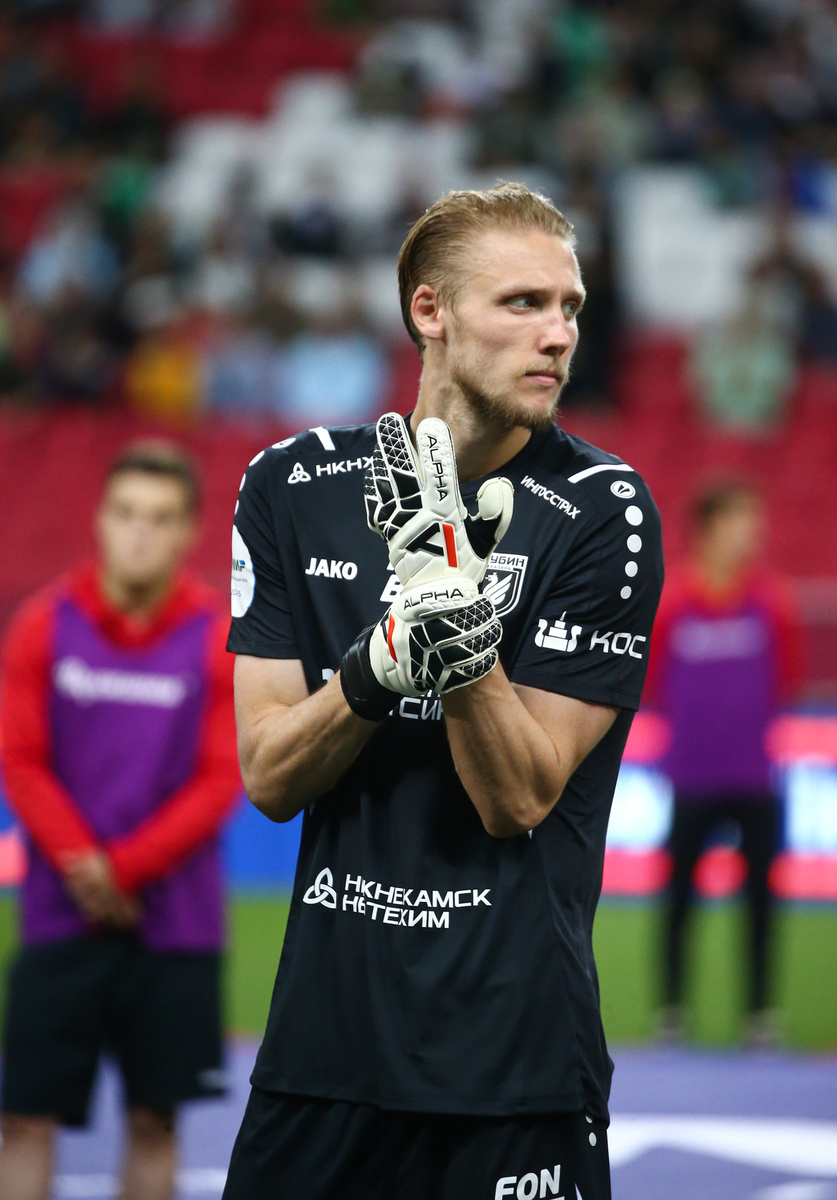 Вратарь "Рубин" Евгений Ставер. Фото: ФК "Рубин".