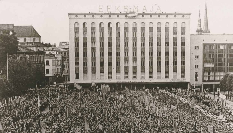 Митинг за присоединение Эстонии к СССР