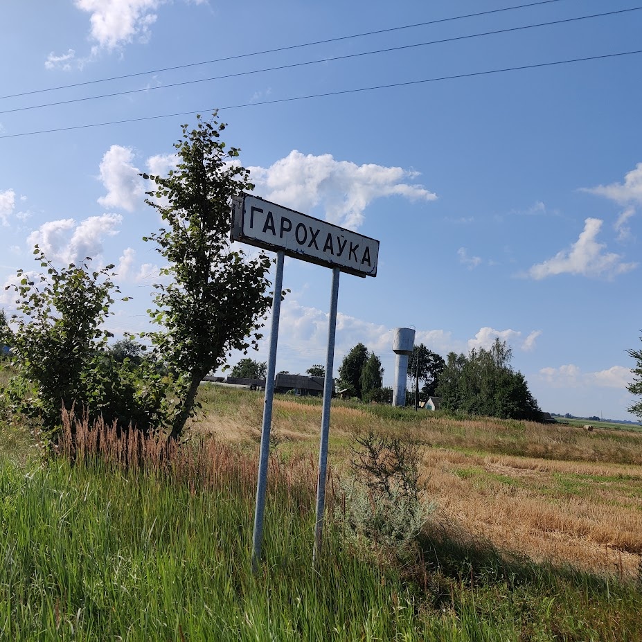 Въезд в Гороховку.