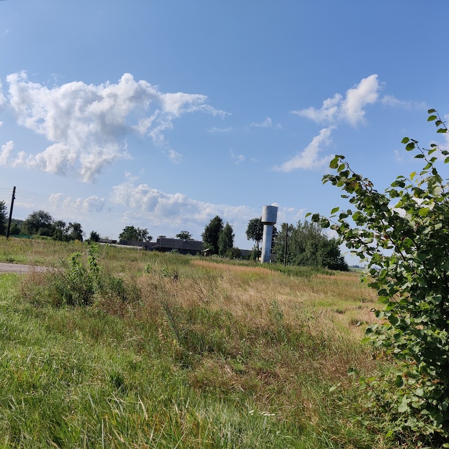 Вид на деревню.