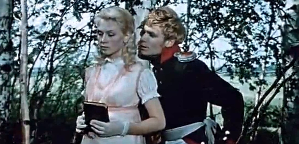 Кадр из фильма "Метель" 1964 год