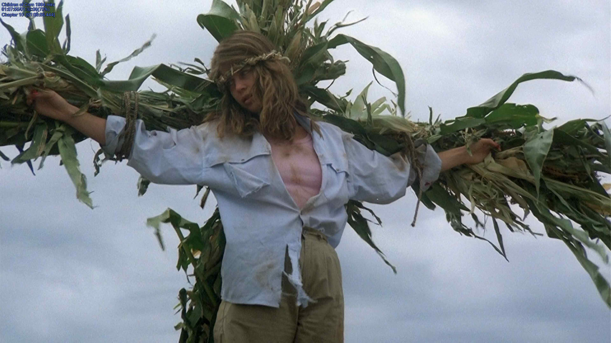 Дети кукурузы 1984. Режиссер Фриц Кирш. Кинокомпании Angeles Entertainment Group, Cinema Group, Gatlin