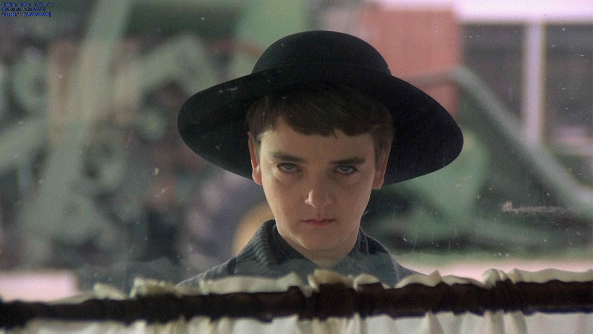 Дети кукурузы 1984. Режиссер Фриц Кирш. Кинокомпании Angeles Entertainment Group, Cinema Group, Gatlin