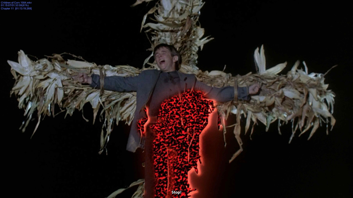 Дети кукурузы 1984. Режиссер Фриц Кирш. Кинокомпании Angeles Entertainment Group, Cinema Group, Gatlin