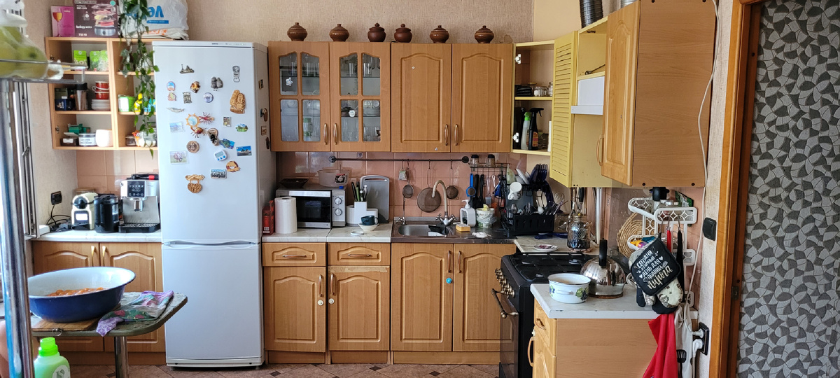 Тут процесс уже пошел, и художественной ценности мало, но зато виден фронт работ