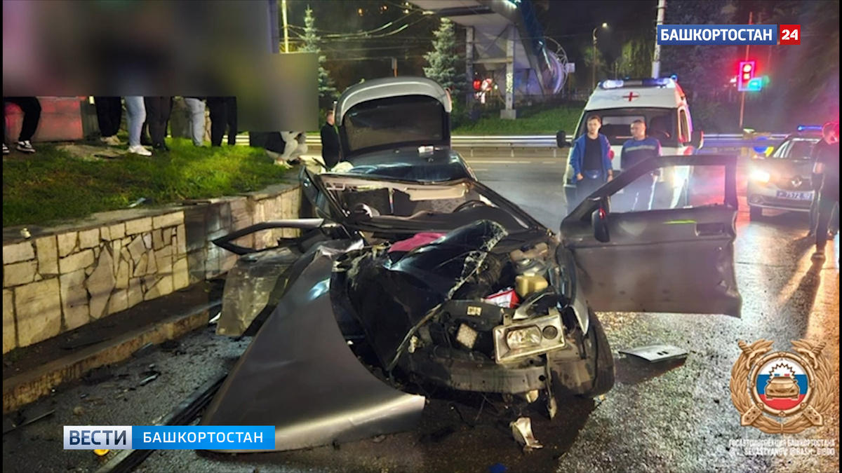    Появилось видео момента аварии в Башкирии, где погибла 21-летняя девушка