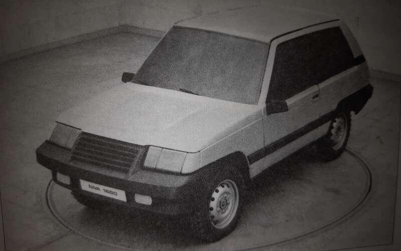    Один из первых макетов будущей Нивы работы Валерия Семушкина, 1980 г.